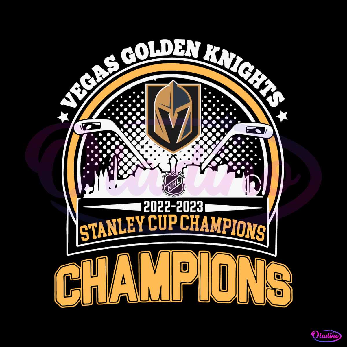 Vegas Golden Knights Stanley Cup Champions 2023 SVG
