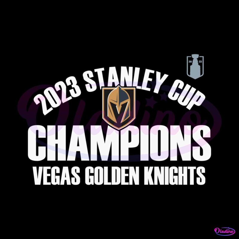 2023 Stanley Cup Champions Golden Knights SVG Cricut File