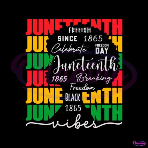 african-american-black-woman-juneteenth-vibes-svg-digital-file