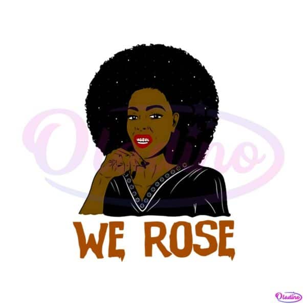 we-rose-juneteenth-svg-black-freedom-png-silhouette-file