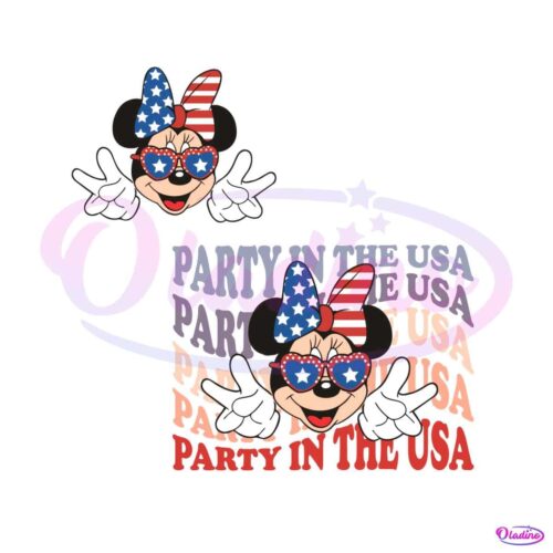 party-in-the-usa-minnie-mouse-patriot-svg-cutting-file