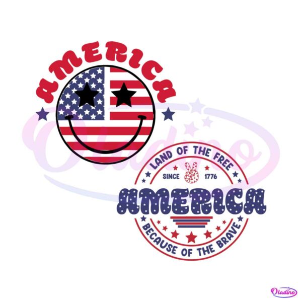America Land Of The Free Since 1776 Because Of The Brave SVG