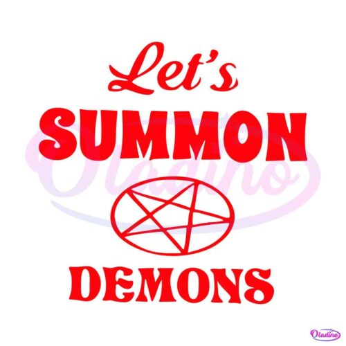 retro-lets-summon-demons-stay-positive-svg-digital-file