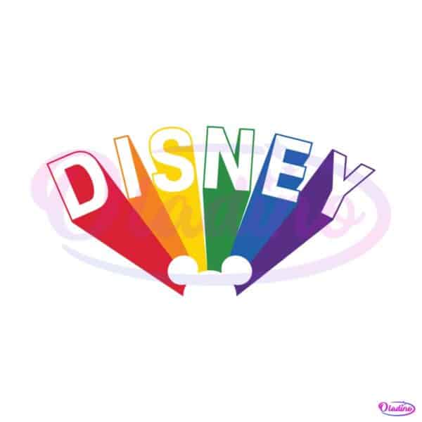 Mickey Mouse Icon Disney Pride SVG Cutting Digital File