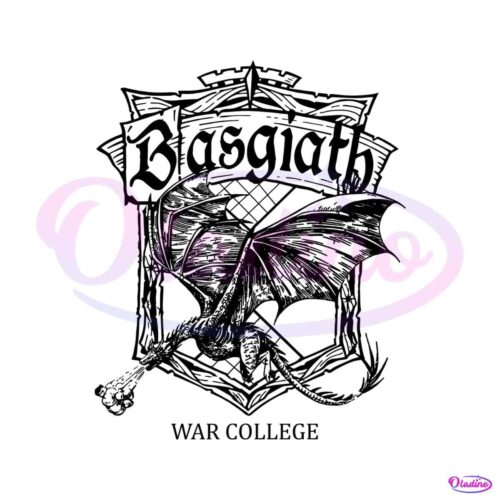 retro-basgiath-war-college-svg-fourth-wing-xaden-svg-file