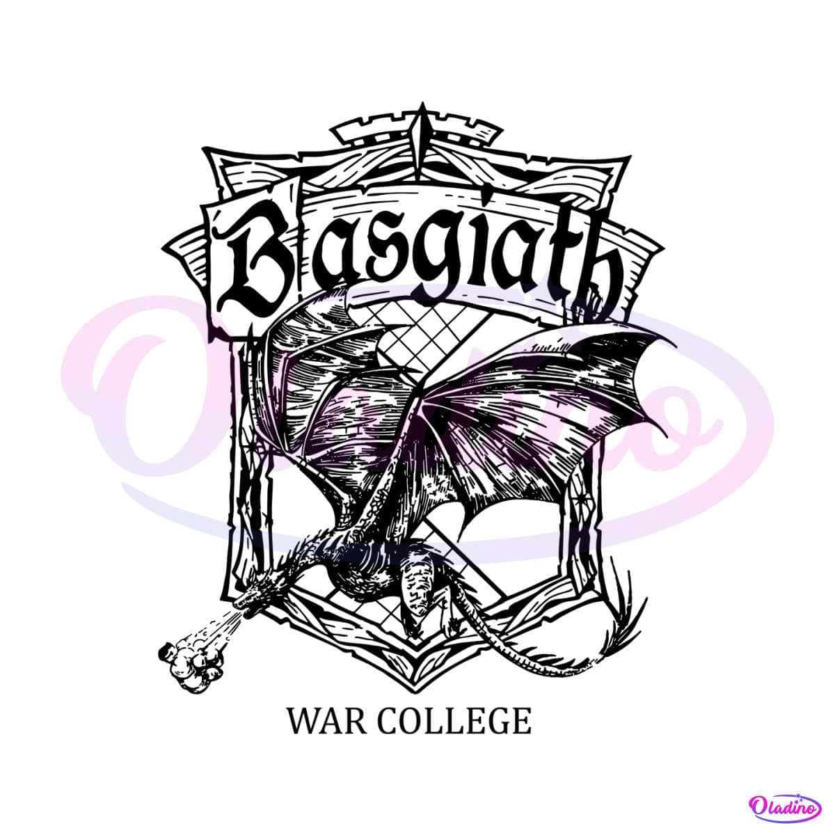 Retro Basgiath War College Svg Fourth Wing Xaden Svg File 4693