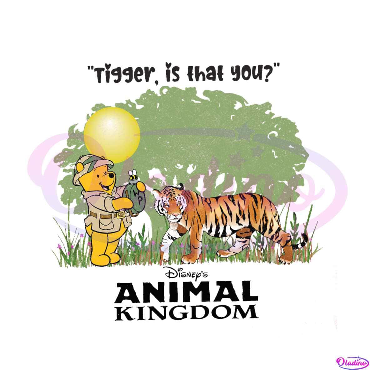 Retro Tigger Is That You Disney Animal Kingdom PNG File