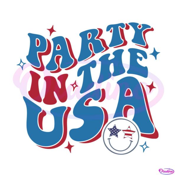 party-in-the-usa-retro-4th-of-july-svg-digital-cricut-file
