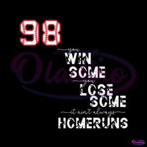 morgan-wallen-98-baseball-you-win-some-you-lose-some-svg