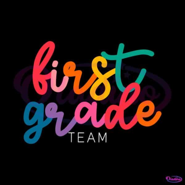 first-grade-team-back-to-school-svg-graphic-design-file