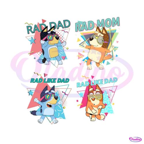 funny-bluey-rad-dad-png-bundle-sublimation-download