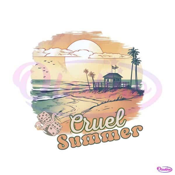 cruel-summer-taylor-swift-summer-vibes-png-silhouette-file