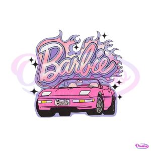 glitter-car-party-girls-barbie-movie-png-sublimation-download