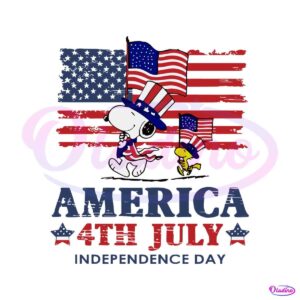 snoopy-and-woodstock-america-4th-of-july-svg-digital-file