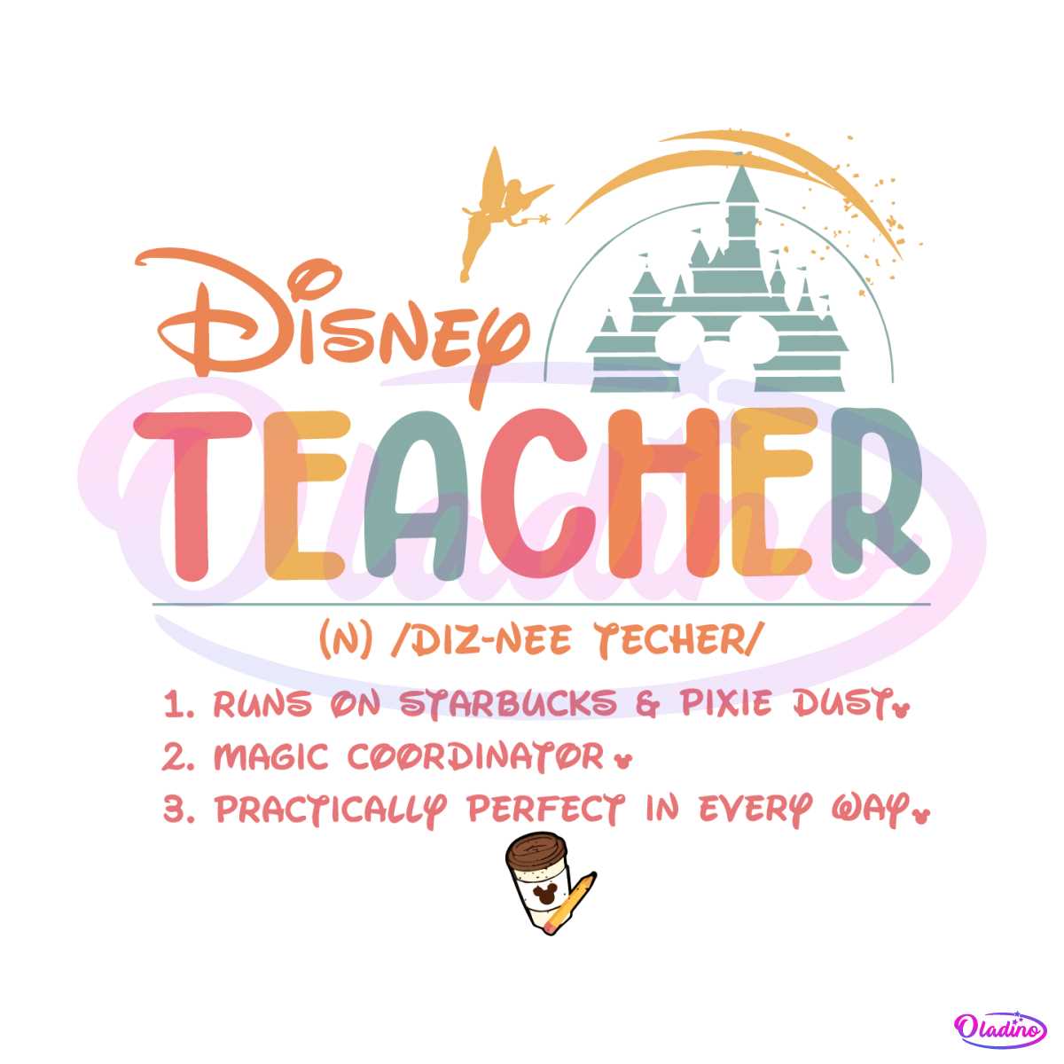 Disney Teacher Definition SVG Disney Back To School SVG File
