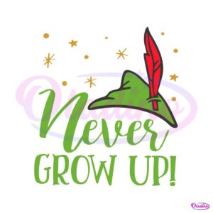 vintage-disney-cartoon-peter-pan-never-grow-up-svg-cricut-file