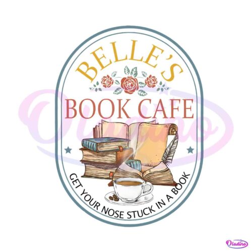 vintage-belles-book-cafe-png-get-your-nose-stuck-in-a-book-png