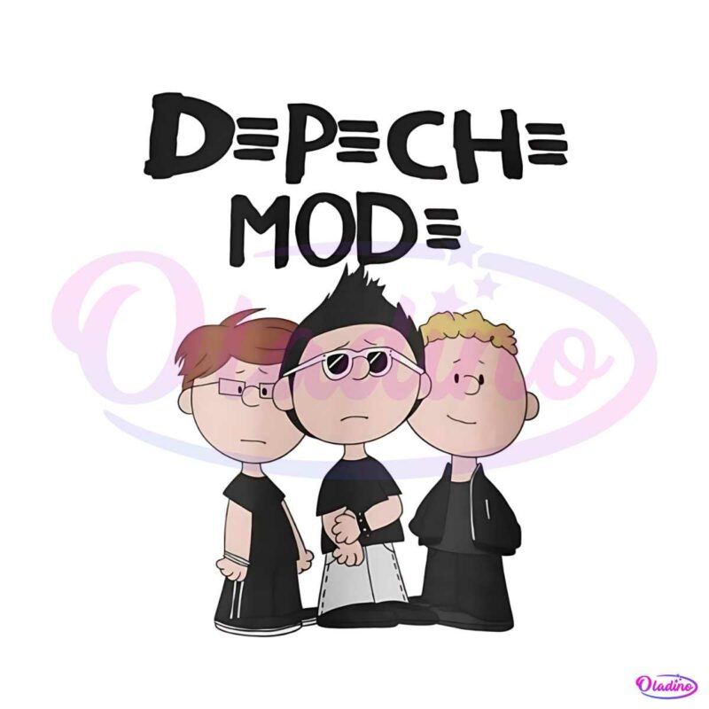 vintage-style-depeche-mode-band-png-silhouette-download