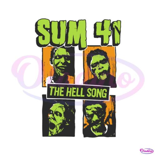 sum-41-band-the-hell-song-svg-silhouette-cricut-files