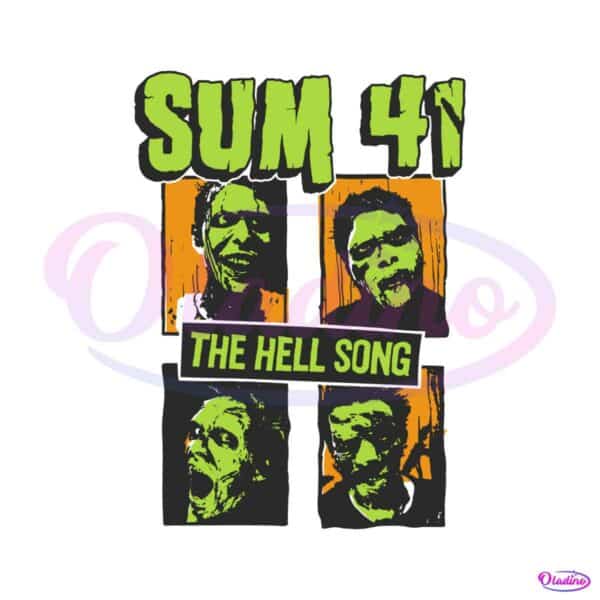 sum-41-band-the-hell-song-svg-silhouette-cricut-files