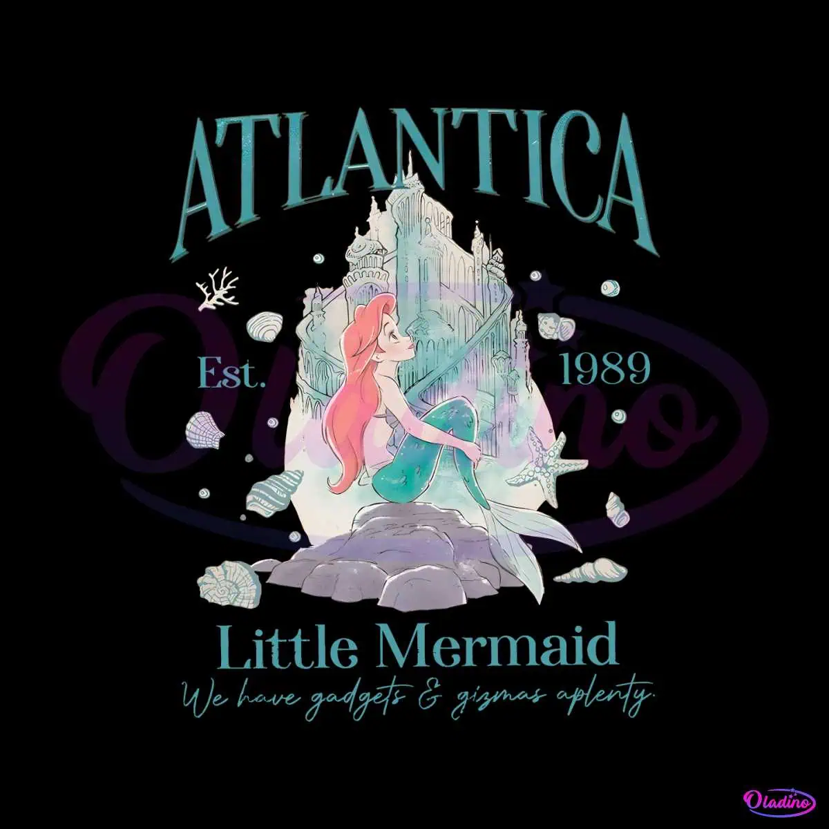 Vintage 90s Disney Little Mermaid Png Atlantica Little Mermaid Png ...