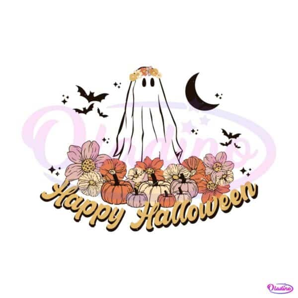 retro-happy-halloween-svg-floral-pumpkin-spoky-svg-digital-files
