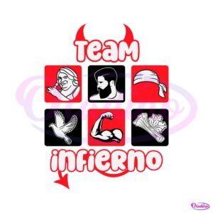 team-infierno-wendy-poncho-svg-casa-de-los-famosos-svg