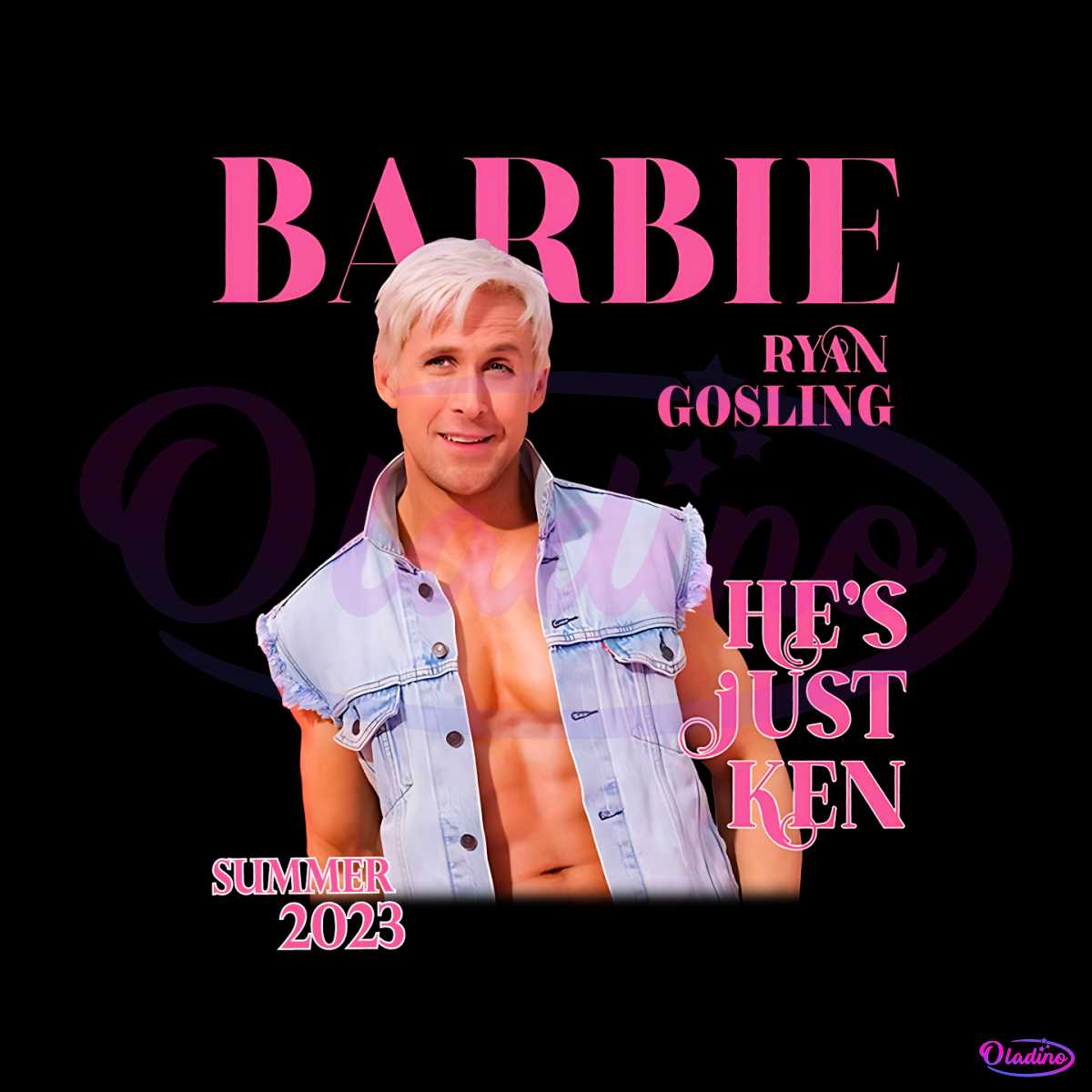 Ryan Gosling Barbie 2023 PNG He Is Just Ken PNG Download