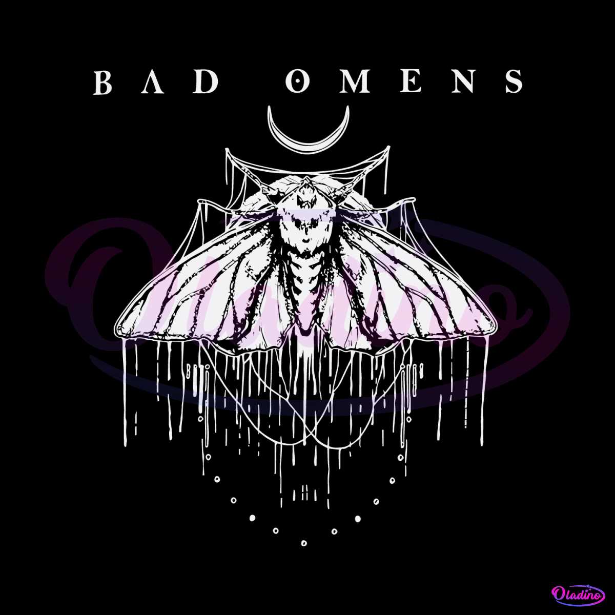 Bad Omens Moth Svg Rock Music Svg Cutting Digital File Oladino 2232