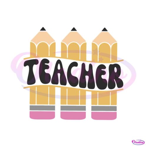 retro-teacher-svg-pencil-teacher-back-to-school-svg-digital-file