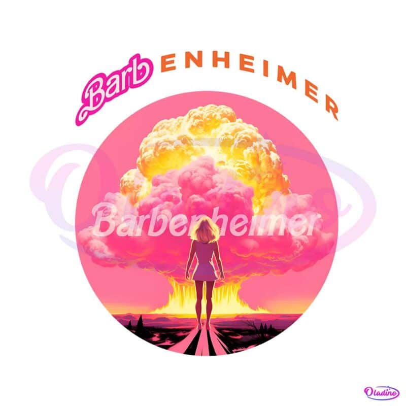 barbie-x-oppenheimer-2023-funny-barbenheimer-png-download
