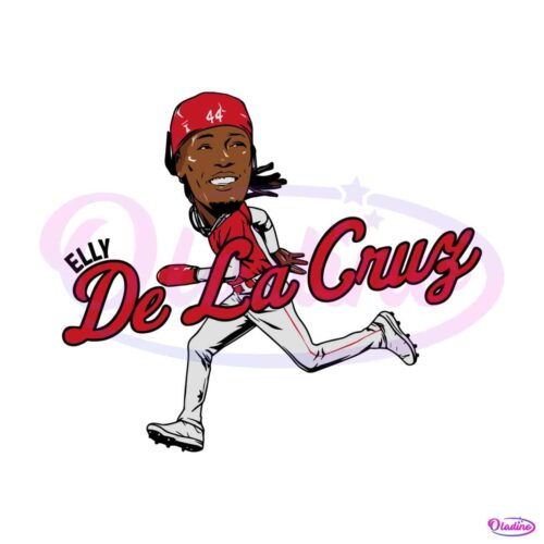 elly-de-la-cruz-caricature-svg-mlb-player-svg-digital-cricut-file