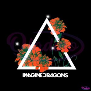 vintage-floral-imagine-dragons-band-png-sublimation-download