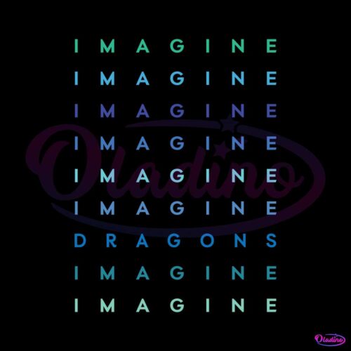 vintage-imagine-dragons-font-lightning-thunder-svg-file