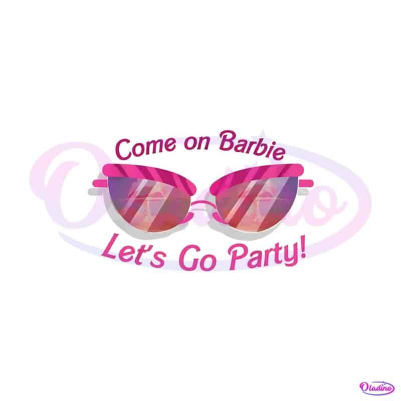 come-on-barbie-pink-glasses-png-sublimation-download