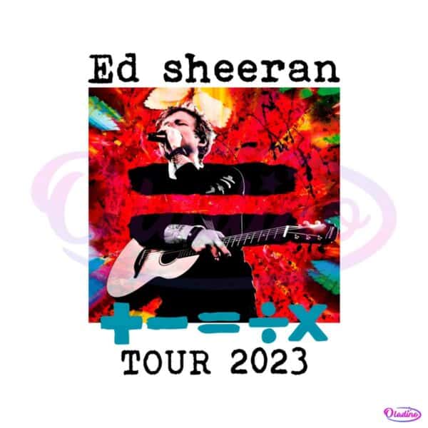 ed-sheeran-concert-the-mathematics-tour-png-download