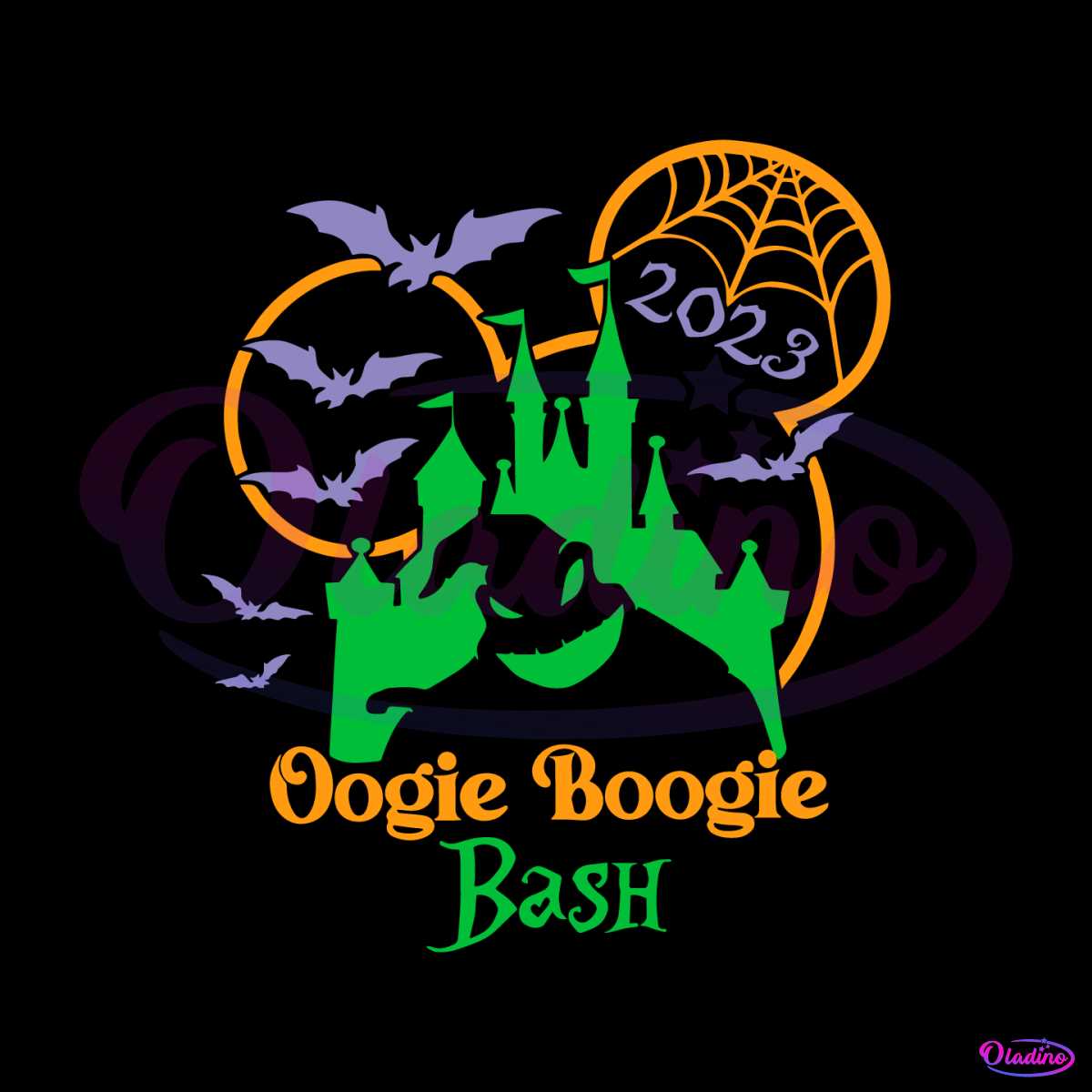 Disney Halloween 2023 SVG Oogie Boogie Bash SVG Design File