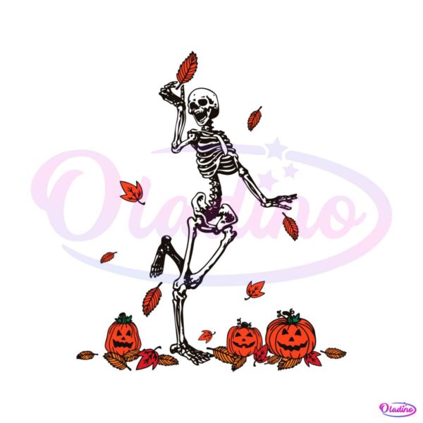 dancing-skeleton-and-pumpkins-svg-happy-fall-svg-file
