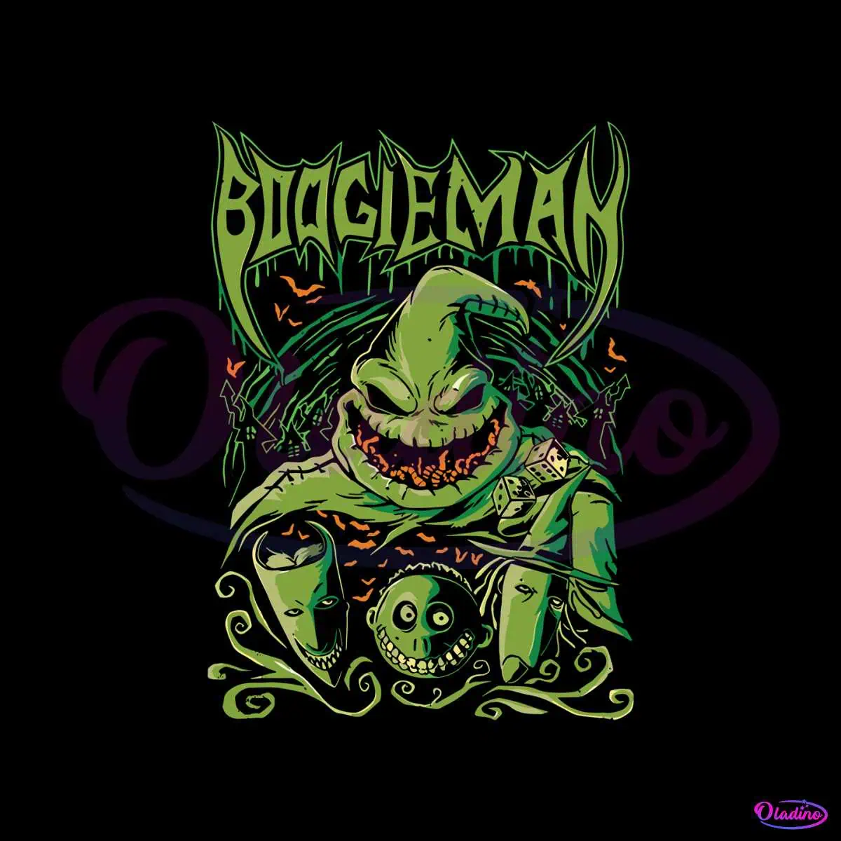 Vintage Boogie Man SVG Halloween Boogie SVG Design File - Oladino