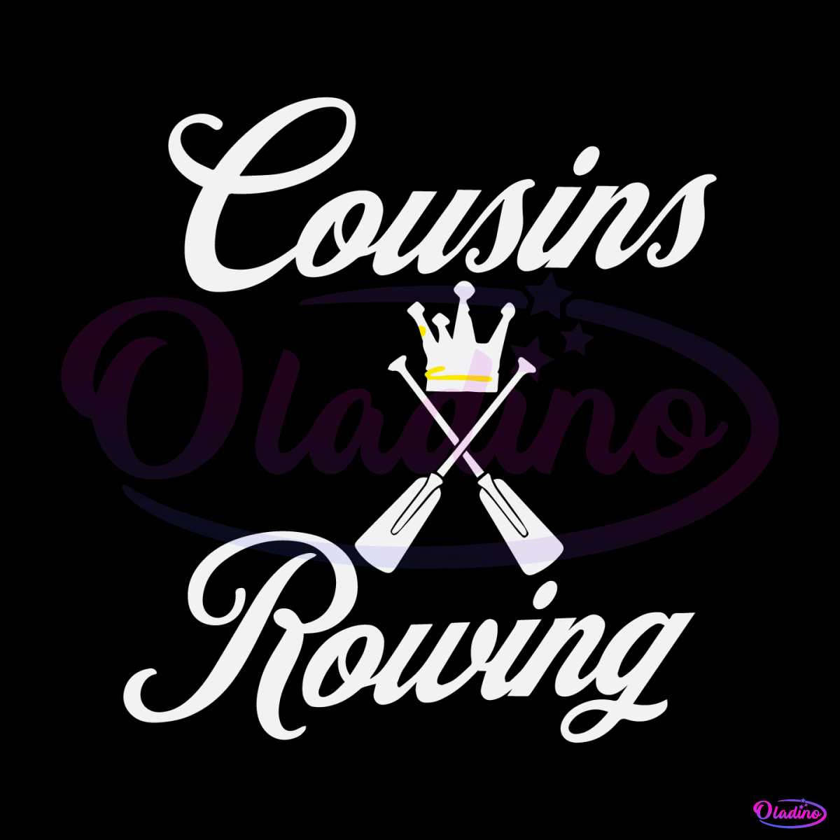 Premium Vector | A poster that says'cousin crew'on it