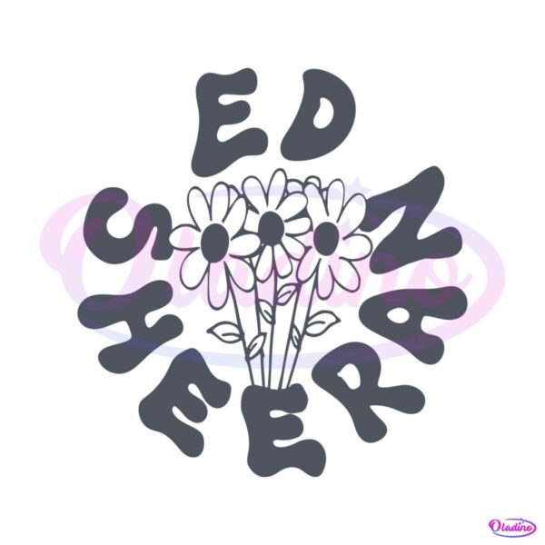 retro-ed-sheeran-flowers-svg-ed-world-tour-2023-svg-cricut-file