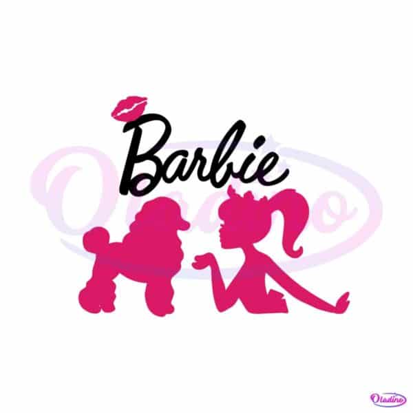 Barbie heart Louis Vuitton SVG, Barbie doll LV logo SVG, Barbie