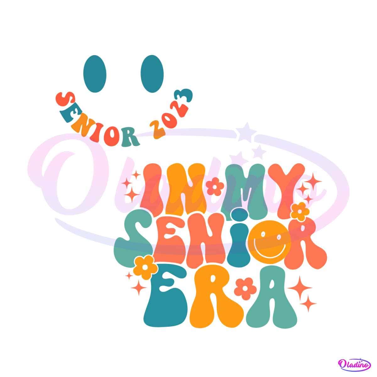 In My Senior Era Funny Senior 2024 SVG Graphic Design File