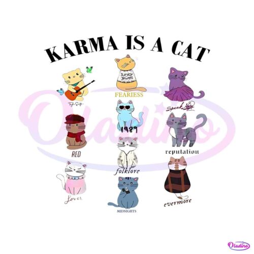 karma-is-a-cat-svg-taylor-swift-albums-svg-cutting-digital-file