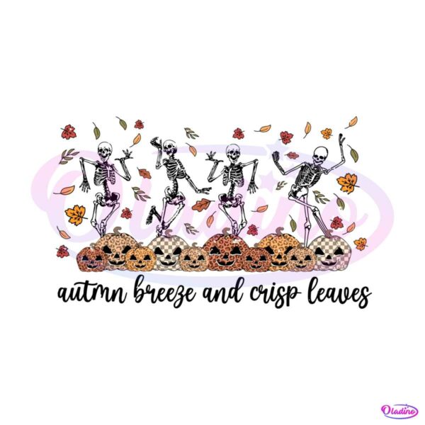 autumn-breeze-and-crisp-leaves-dancing-skeleton-svg-file