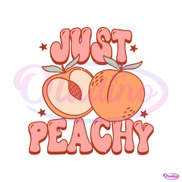 just-peachy-retro-summer-vibes-svg-graphic-design-file