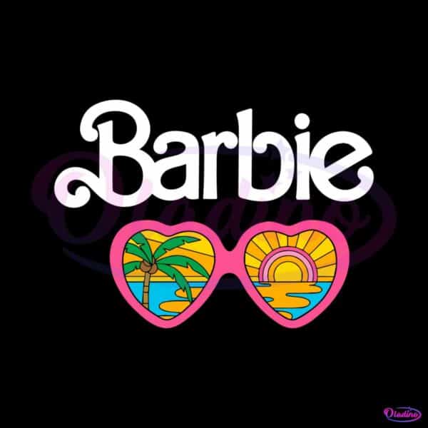 barbie-glasses-retro-logo-cropped-svg-summer-vibes-svg-file