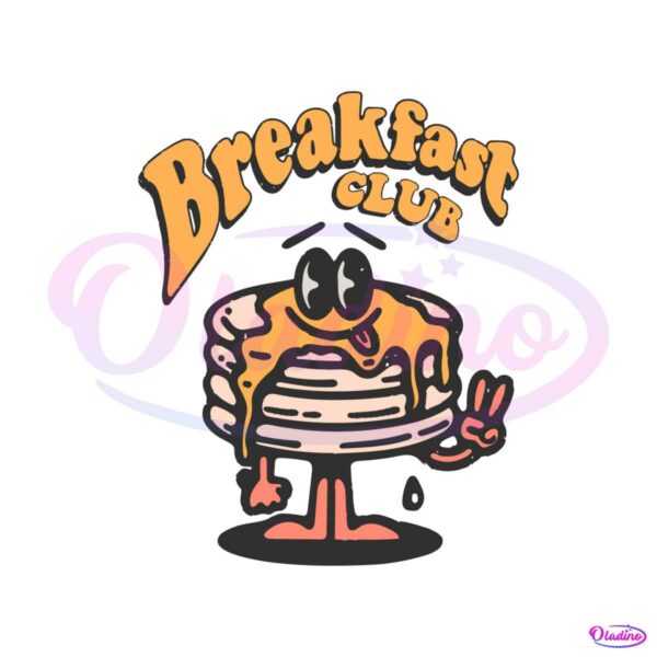 vintage-breakfast-club-cute-pancake-svg-graphic-design-file