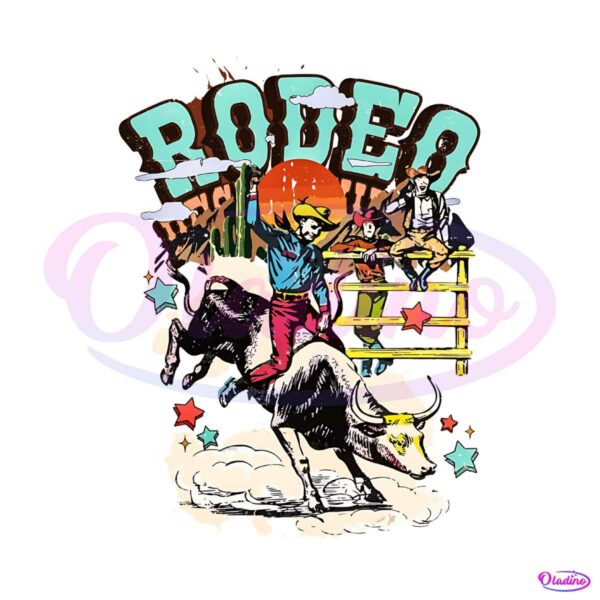 vintage-western-rodeo-country-cowboy-png-download