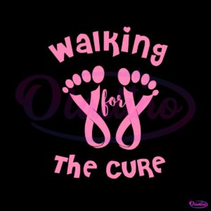 walking-for-the-cure-svg-breast-cancer-awareness-svg-file